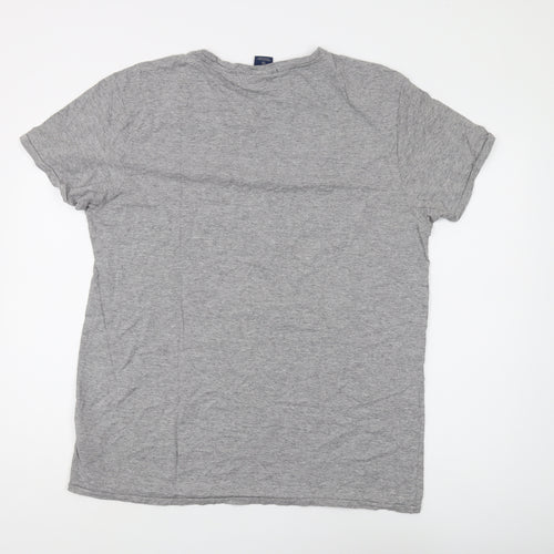 Scotch & Soda Men's Grey XL Cotton T-Shirt