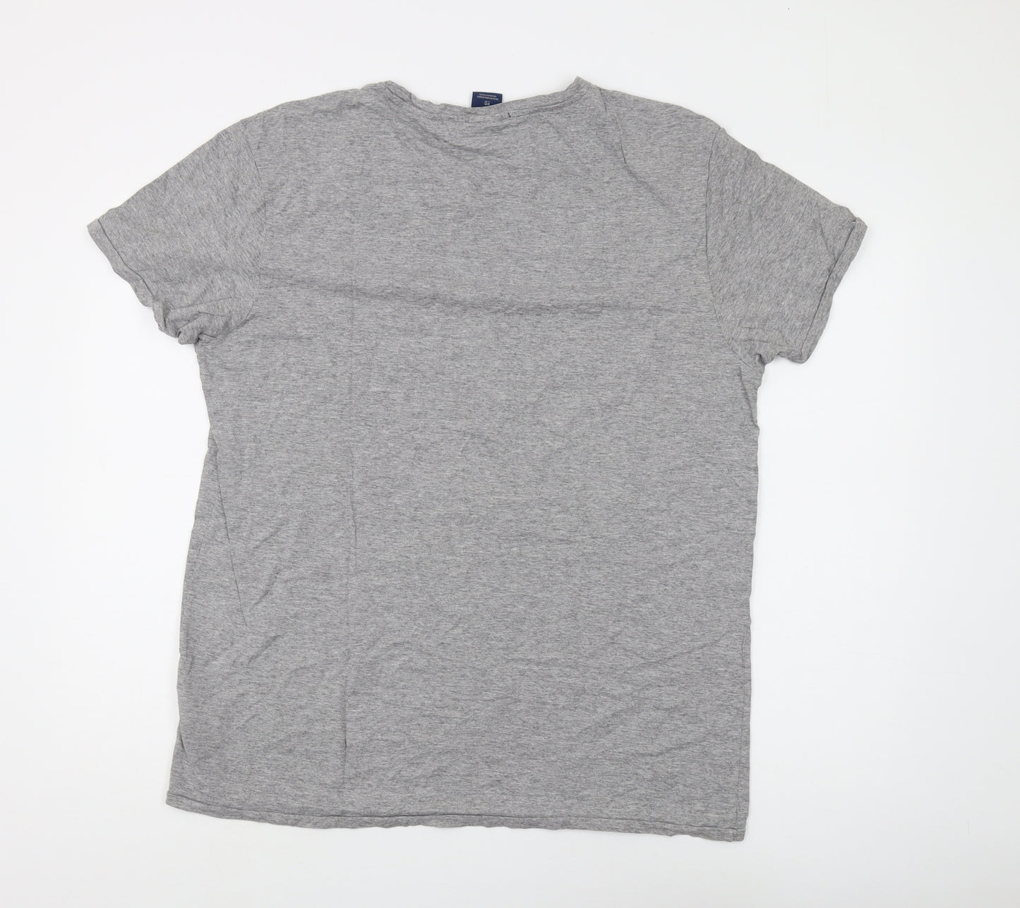 Scotch & Soda Men's Grey XL Cotton T-Shirt