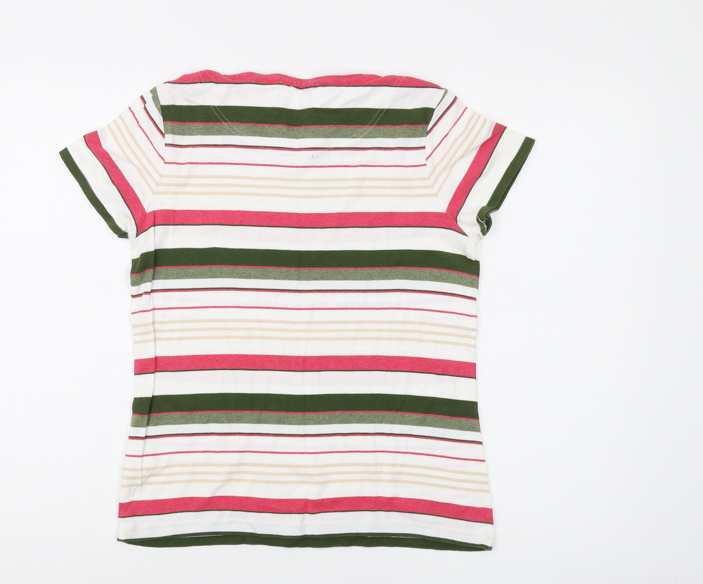 Maine New England Women's Multicoloured Stripe T-Shirt