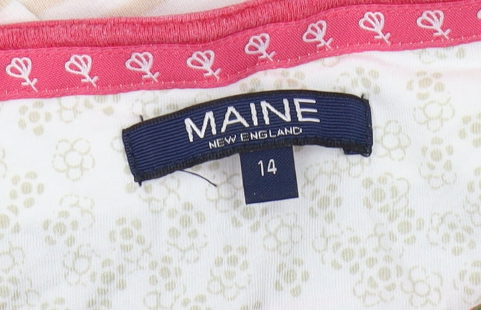 Maine New England Women's Multicoloured Stripe T-Shirt