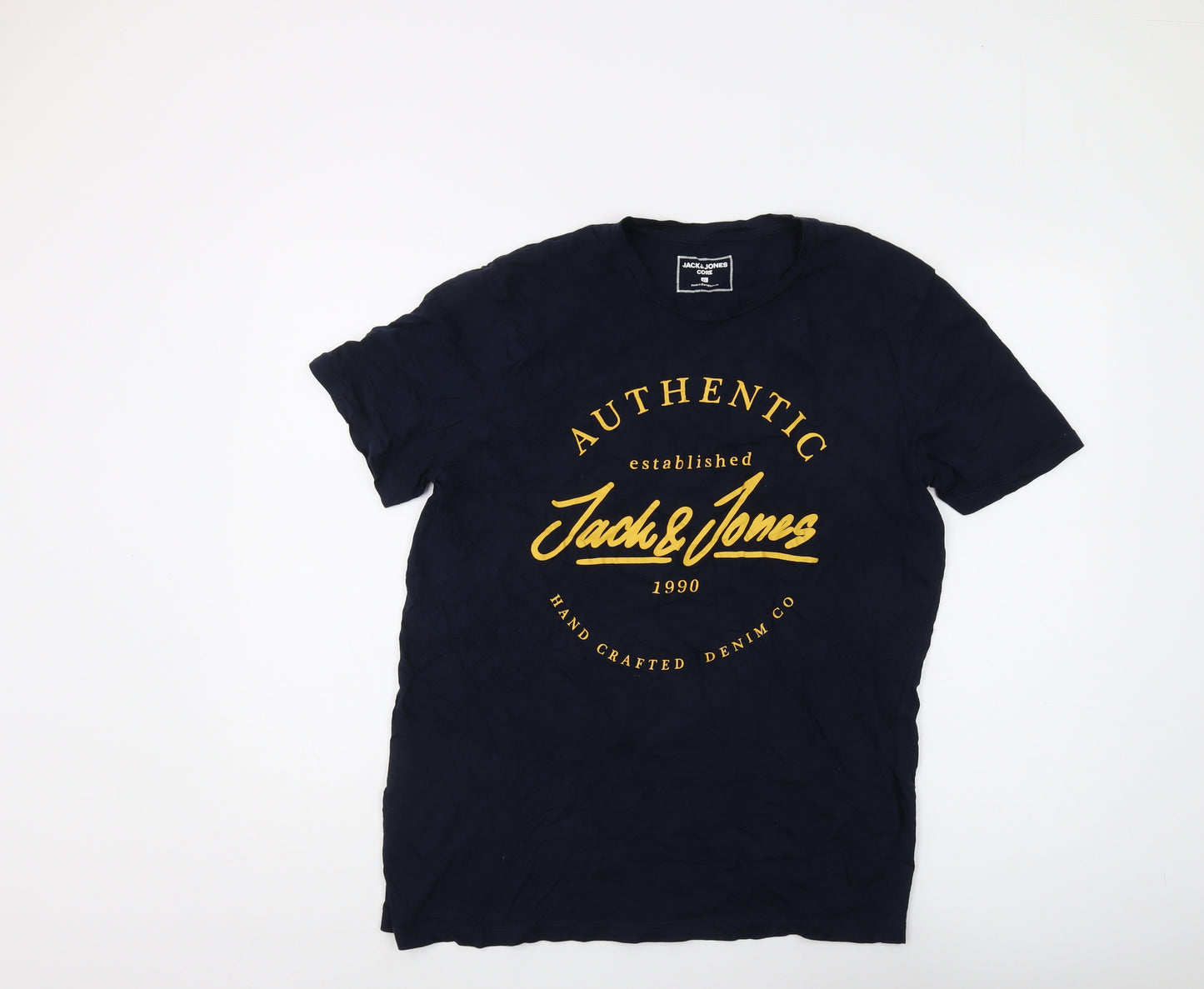 Jack & Jones Men's Blue XL Graphic T-Shirt