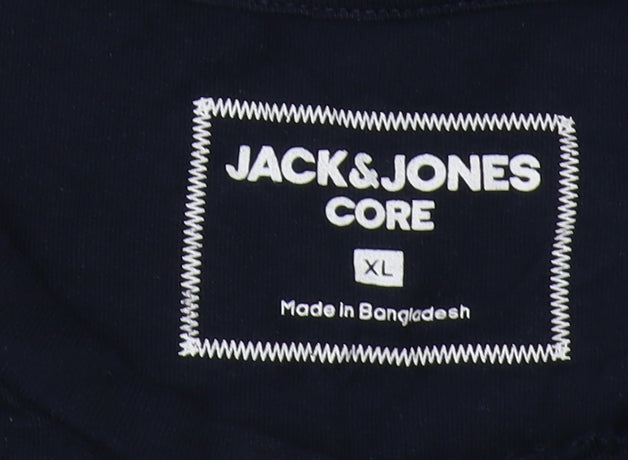 Jack & Jones Men's Blue XL Graphic T-Shirt