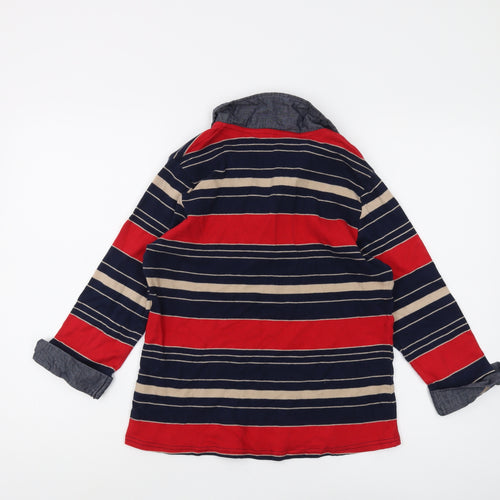 The Edinburgh Woollen Mill Women's Striped Polo - Size 14-16