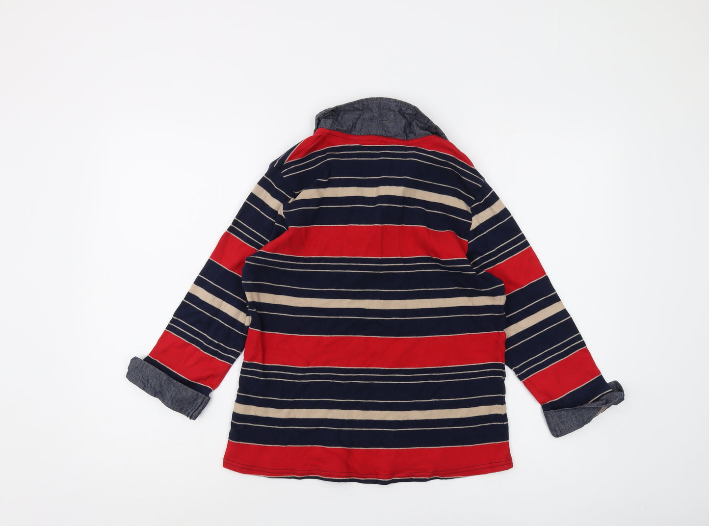 The Edinburgh Woollen Mill Women's Striped Polo - Size 14-16