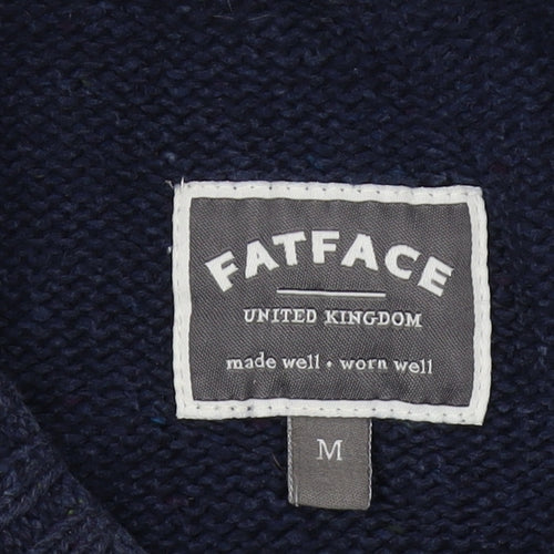 FatFace Men's Blue Fair Isle Pullover Jumper M