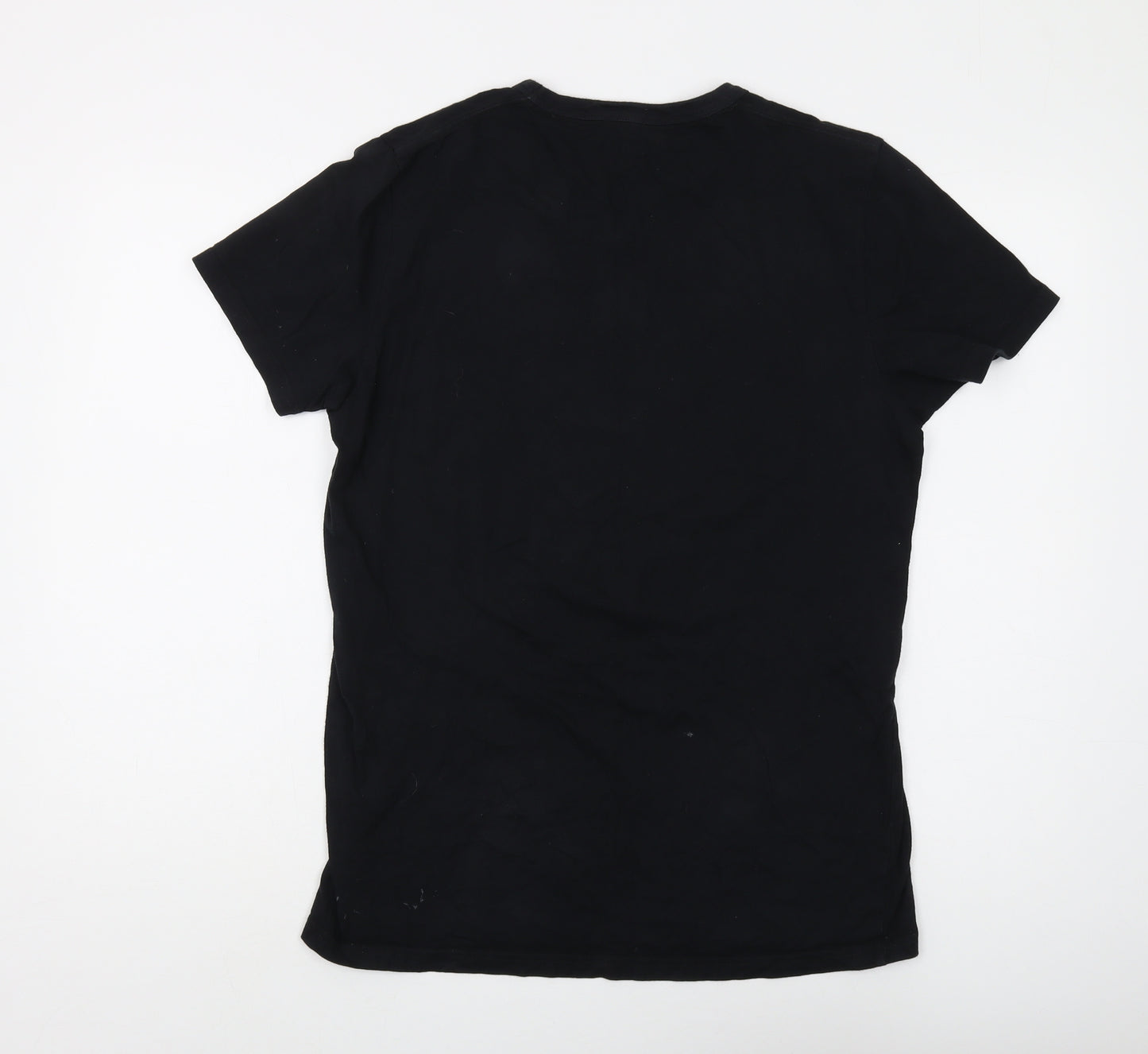 Hollister Men's Black Graphic Tee M - California Style