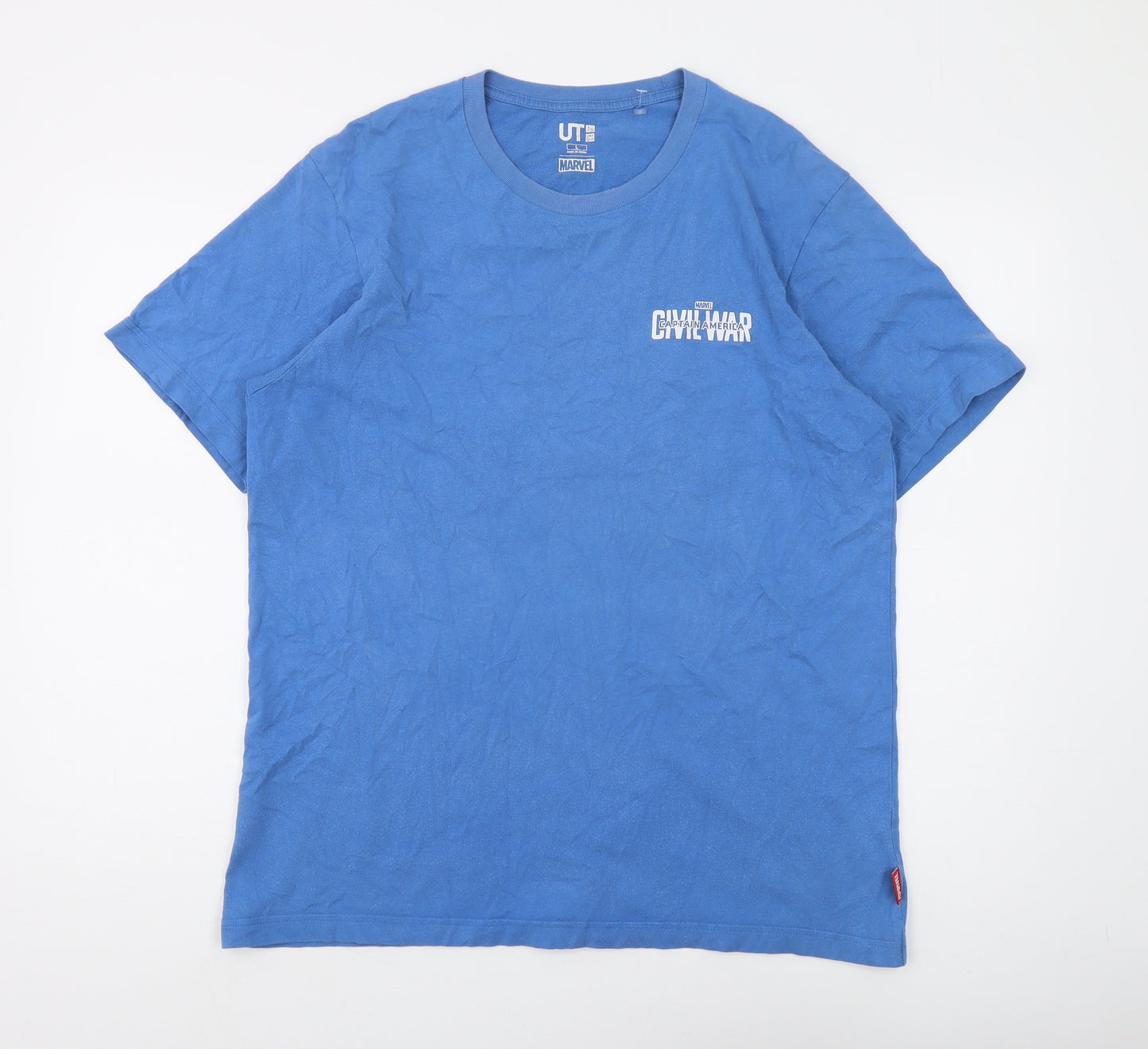 Uniqlo Marvel Blue Men's L Captain America T-Shirt