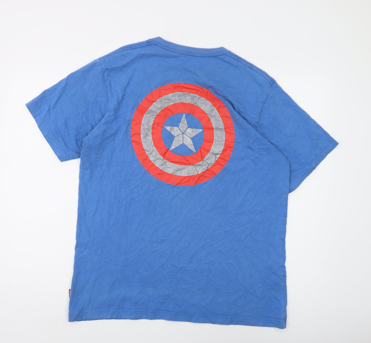 Uniqlo Marvel Blue Men's L Captain America T-Shirt