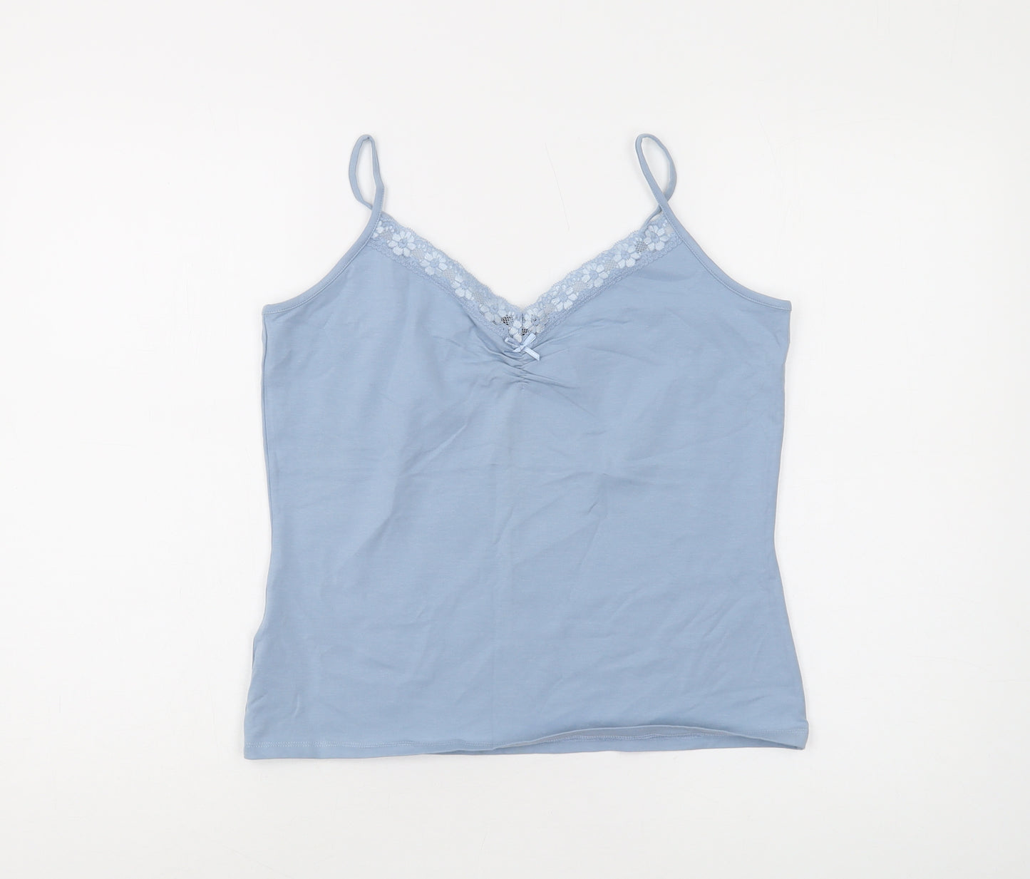 Laura Ashley Women's Blue Camisole Tank, Size 14