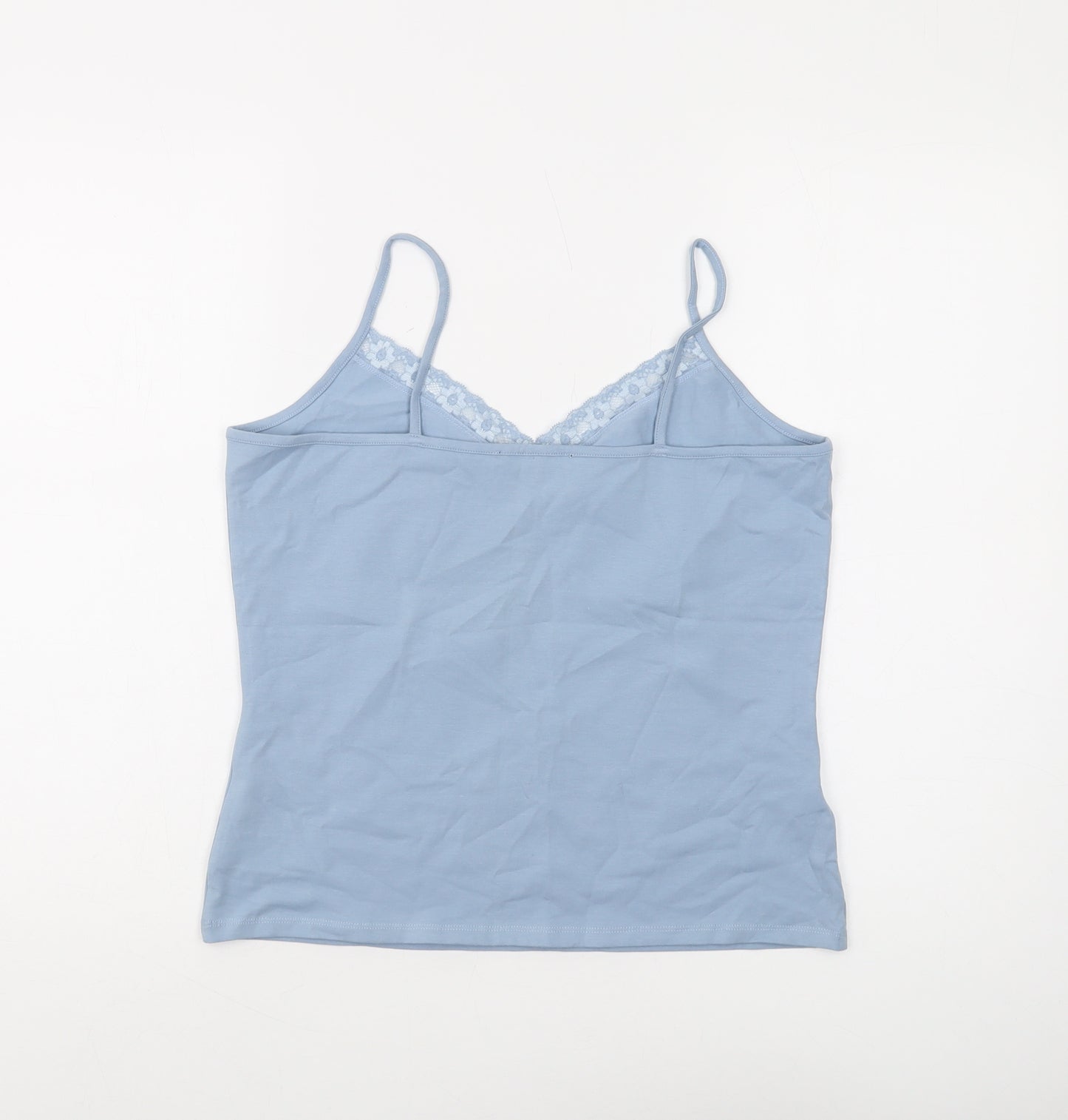 Laura Ashley Women's Blue Camisole Tank, Size 14