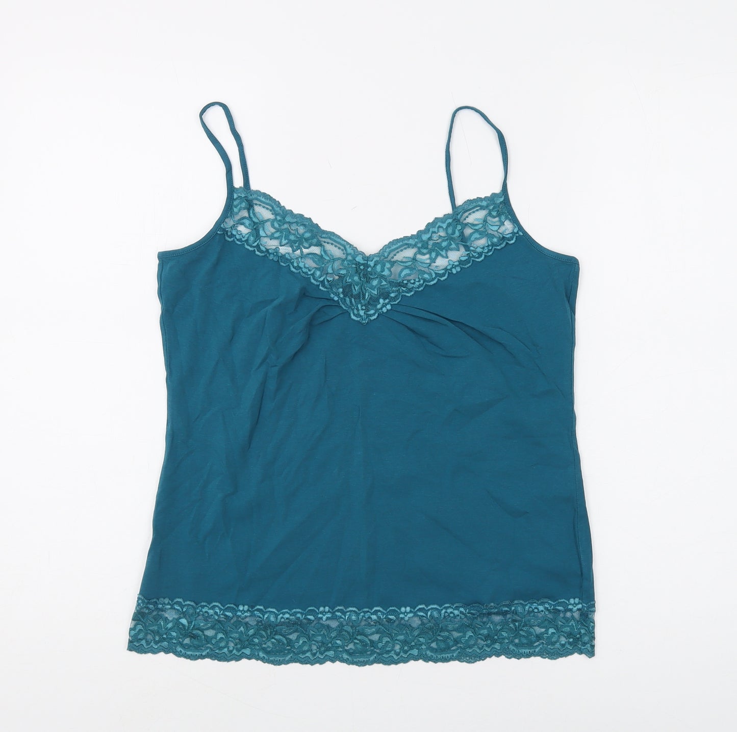 Laura Ashley Women's Blue Camisole Tank Top Size 14