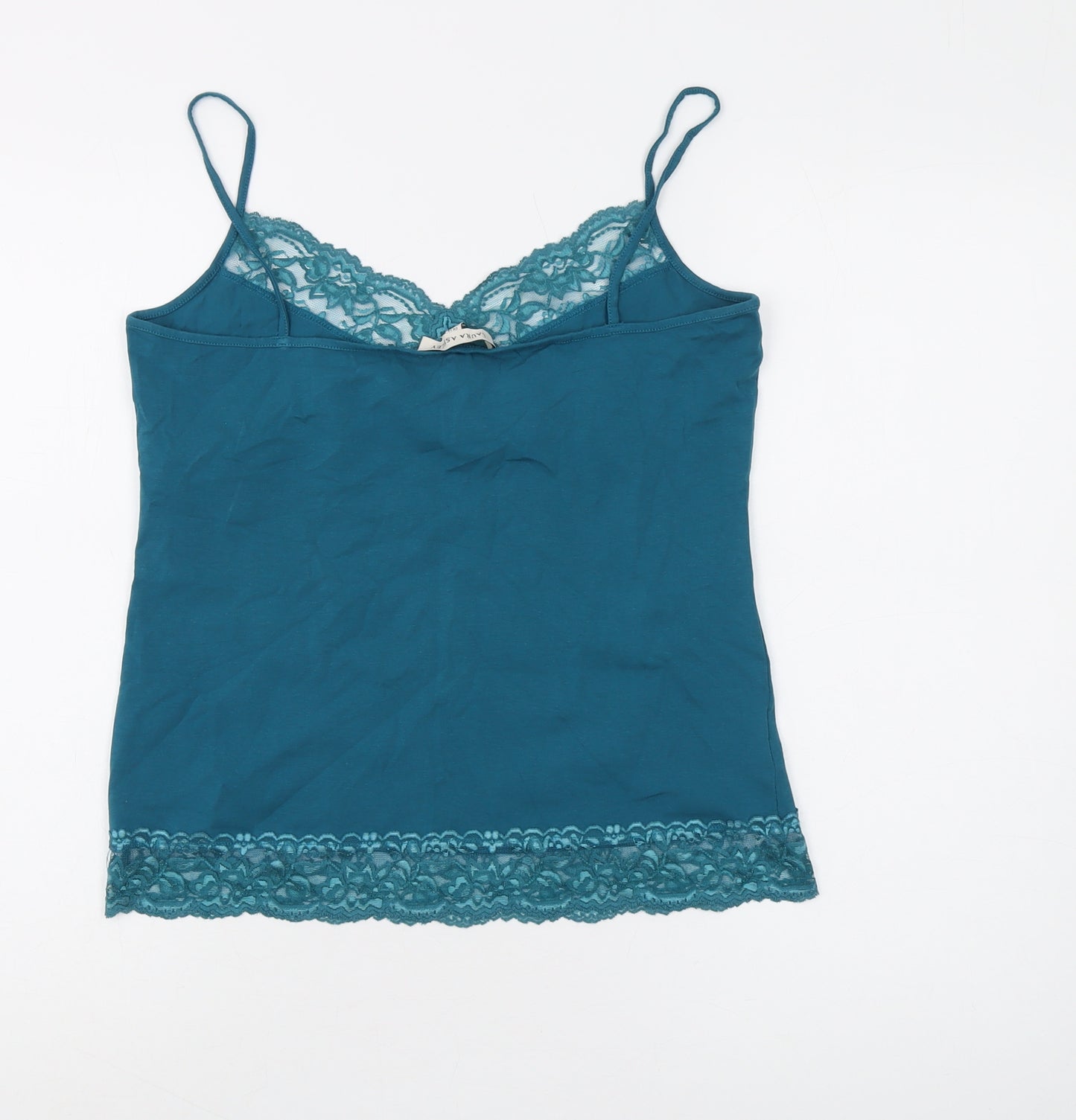 Laura Ashley Women's Blue Camisole Tank Top Size 14