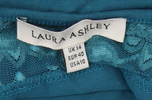 Laura Ashley Women's Blue Camisole Tank Top Size 14