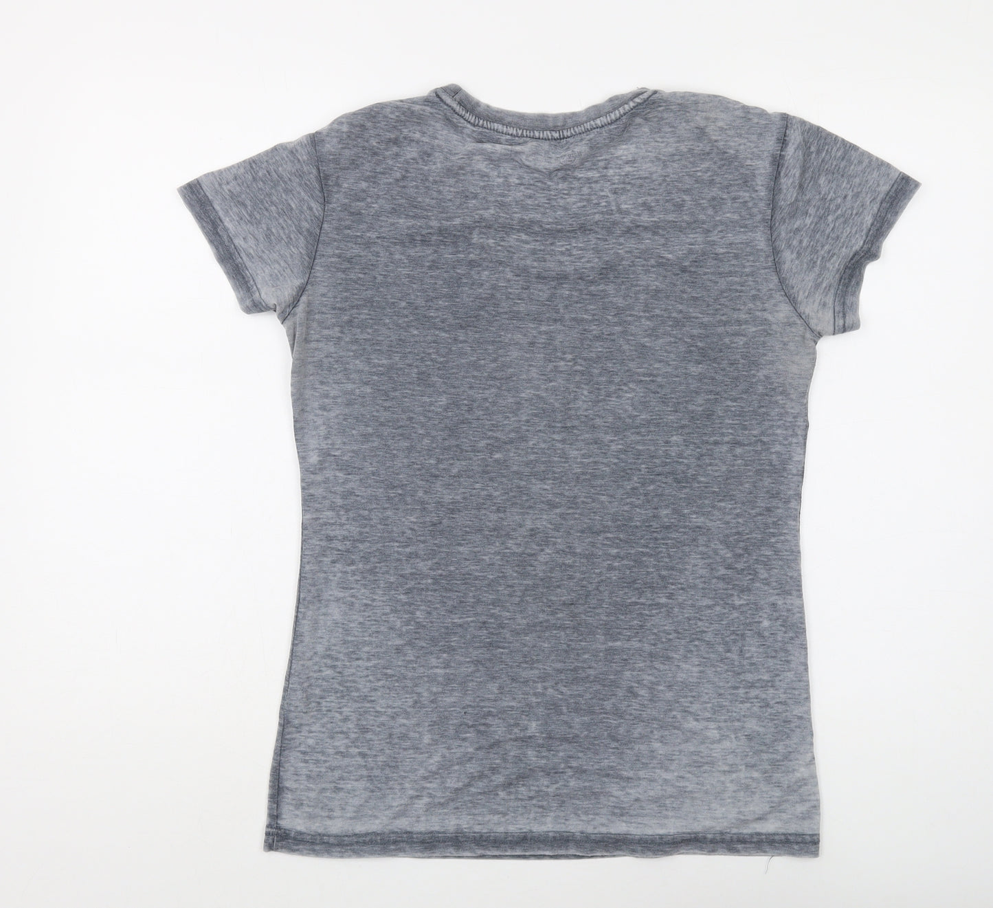 Hard Rock Grey T-Shirt Unisex Adults L Graphic Print