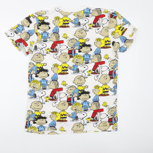 Dedicated Men’s Peanuts Cartoon T-Shirt, Size S Multicoloured