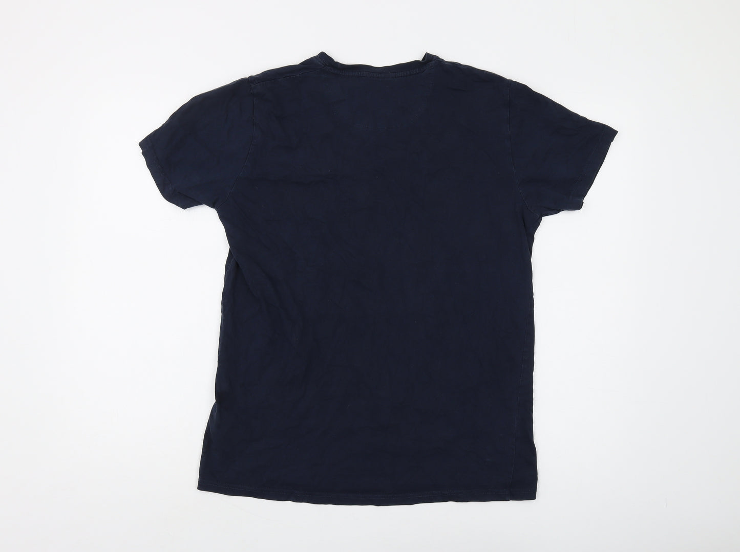 Pierre Cardin Men's Blue T-Shirt, Size L