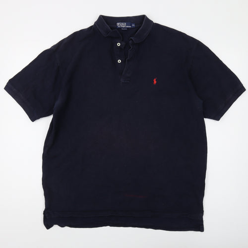 Polo by Ralph Lauren Men's Blue XL Polo Shirt