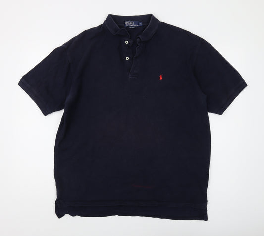 Polo by Ralph Lauren Men's Blue XL Polo Shirt