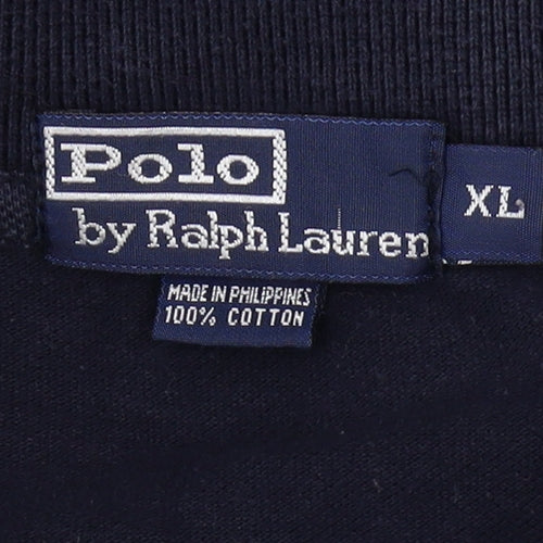 Polo by Ralph Lauren Men's Blue XL Polo Shirt