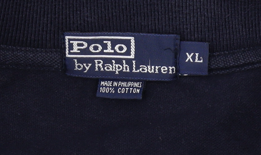 Polo by Ralph Lauren Men's Blue XL Polo Shirt