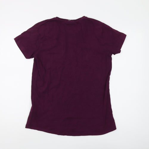 TOG24 Women's Purple Crew Neck T-Shirt Size 12