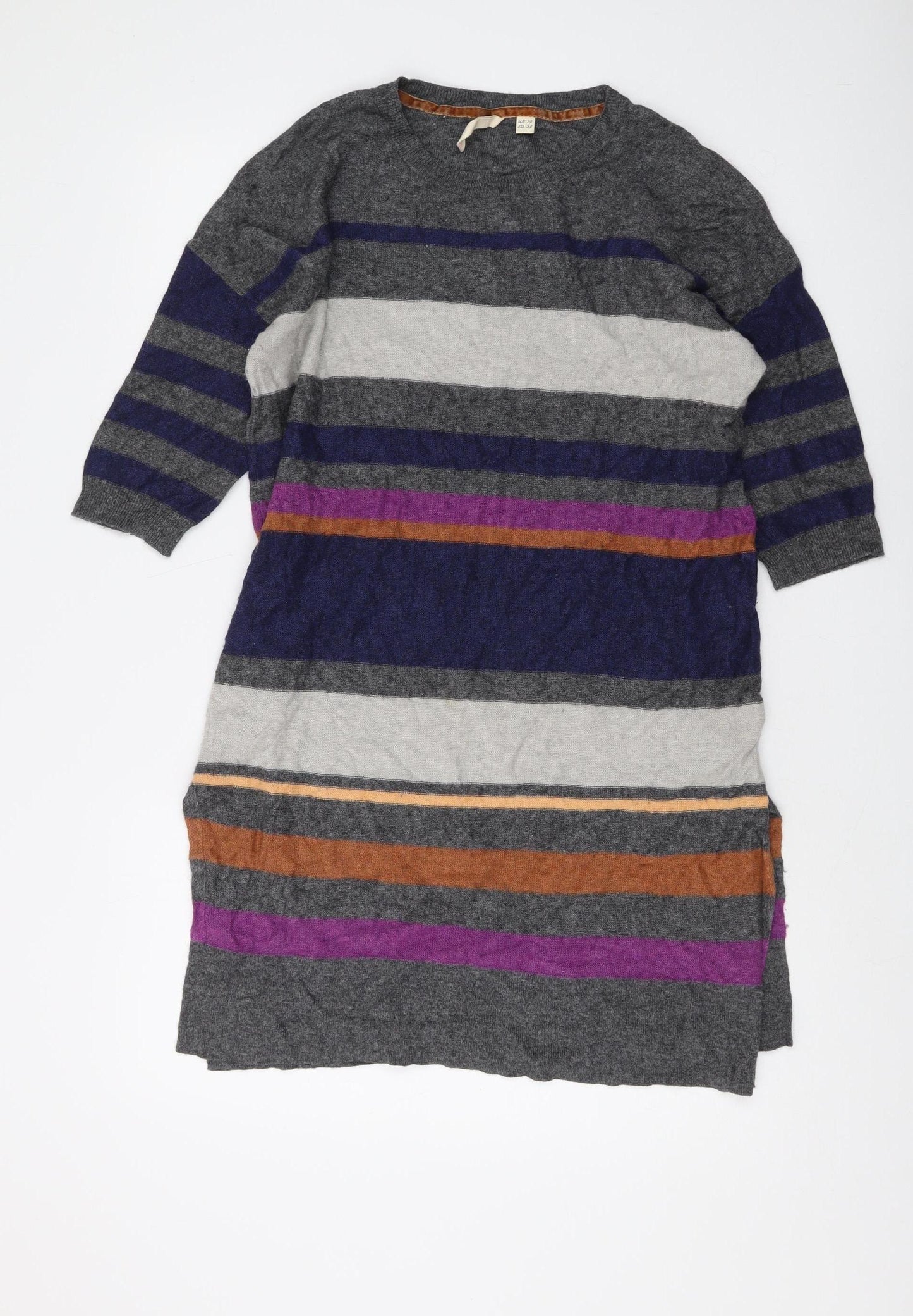 White Stuff Women's Multicoloured Size 10 Tunic Jumper