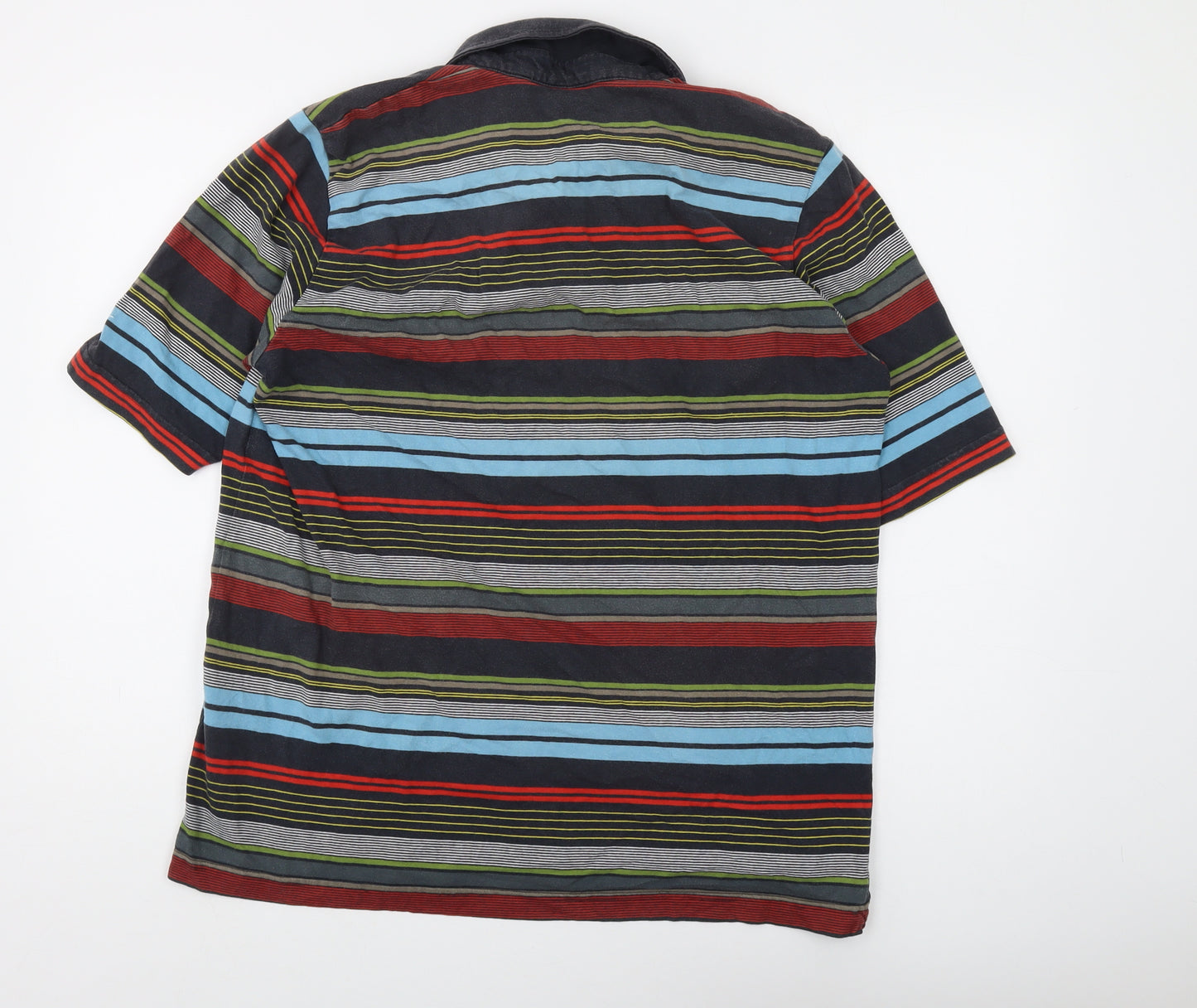 Nike Men's XL Multicoloured Striped Polo Shirt