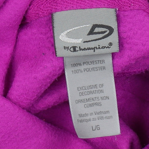 Champion Women’s Purple Pullover Hoodie, Size L