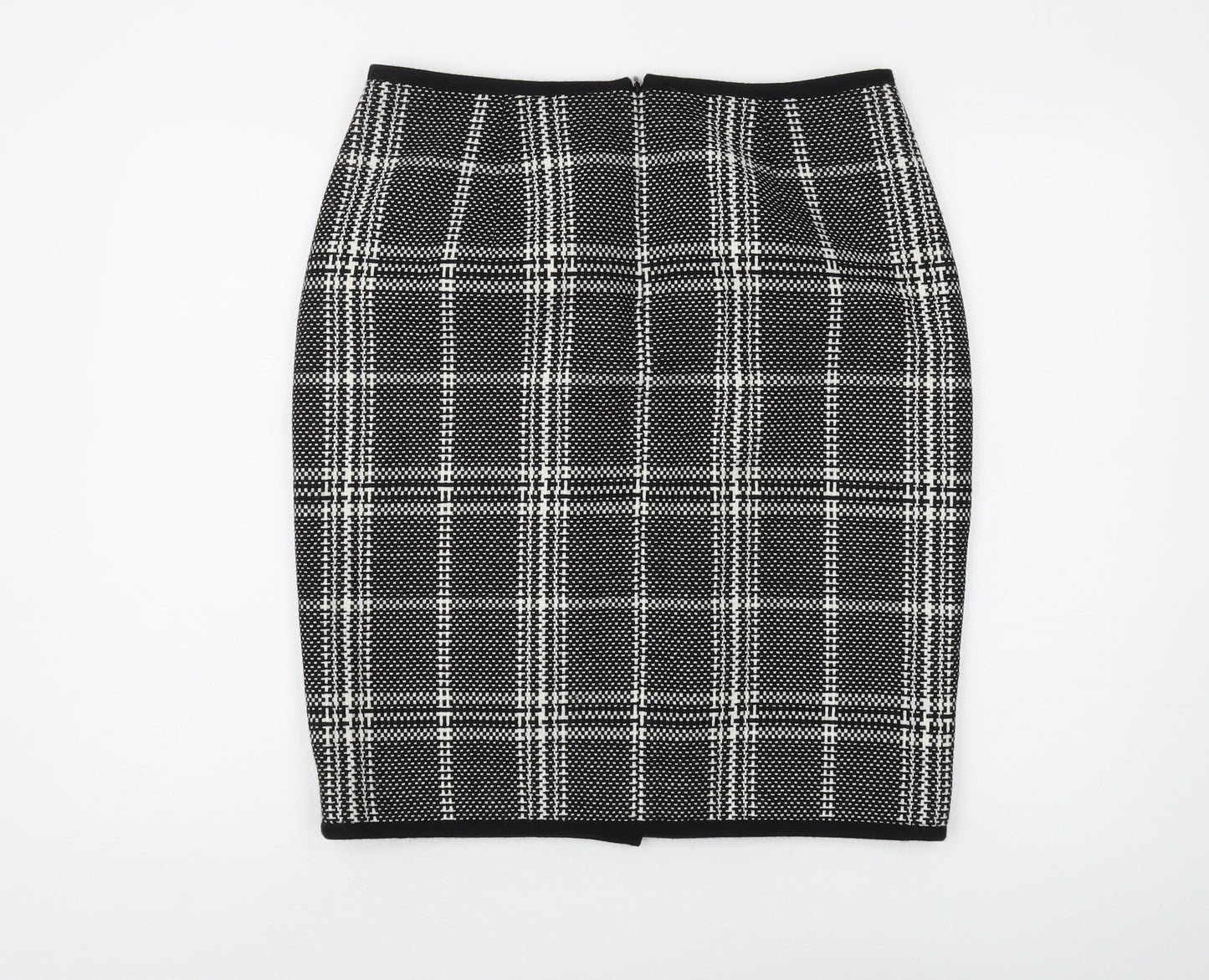 Atelier Gardeur Women's Black Check Pencil Skirt Size 16