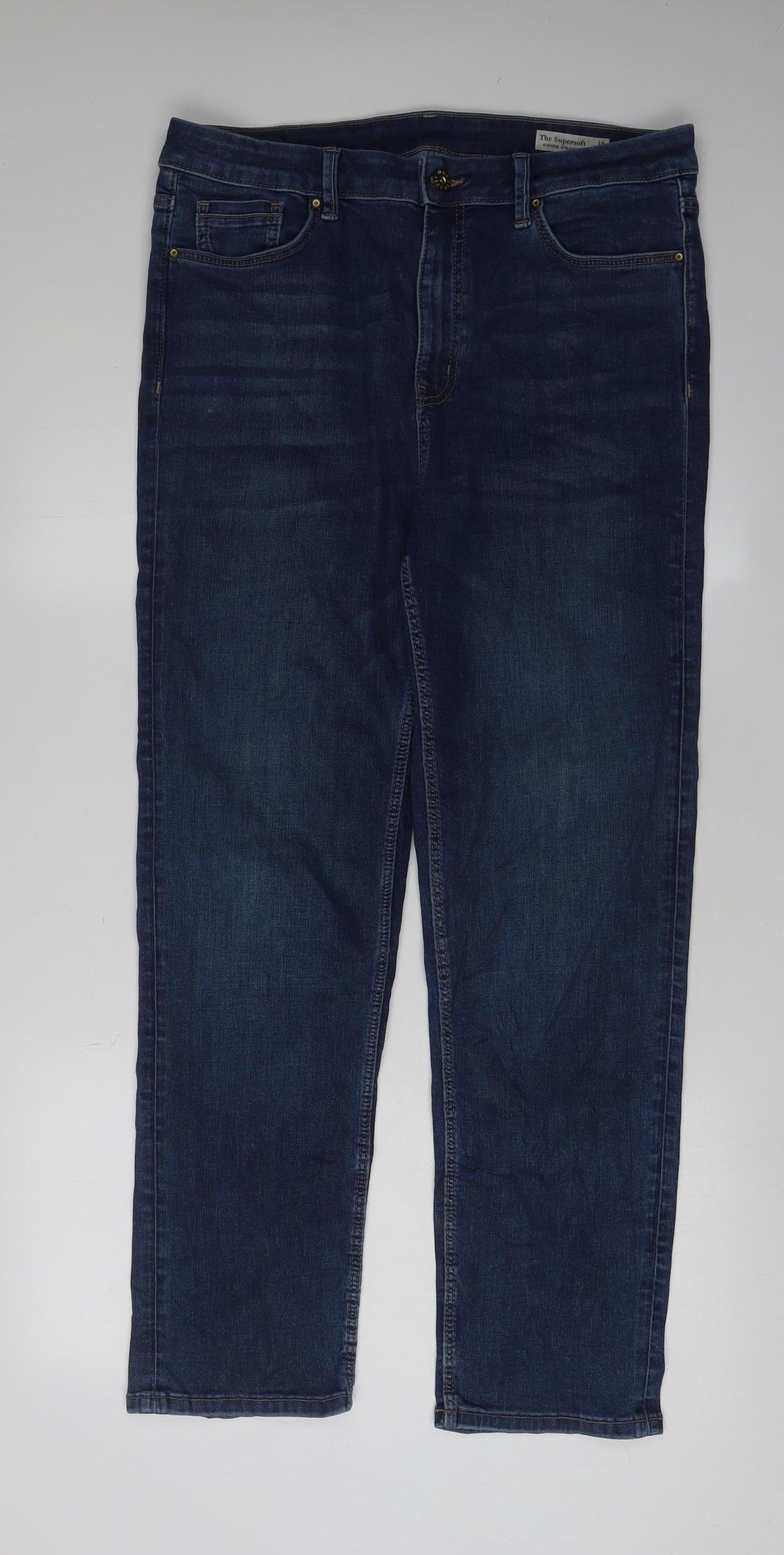 Marks and Spencer Women's Blue Denim Jeans Size 16