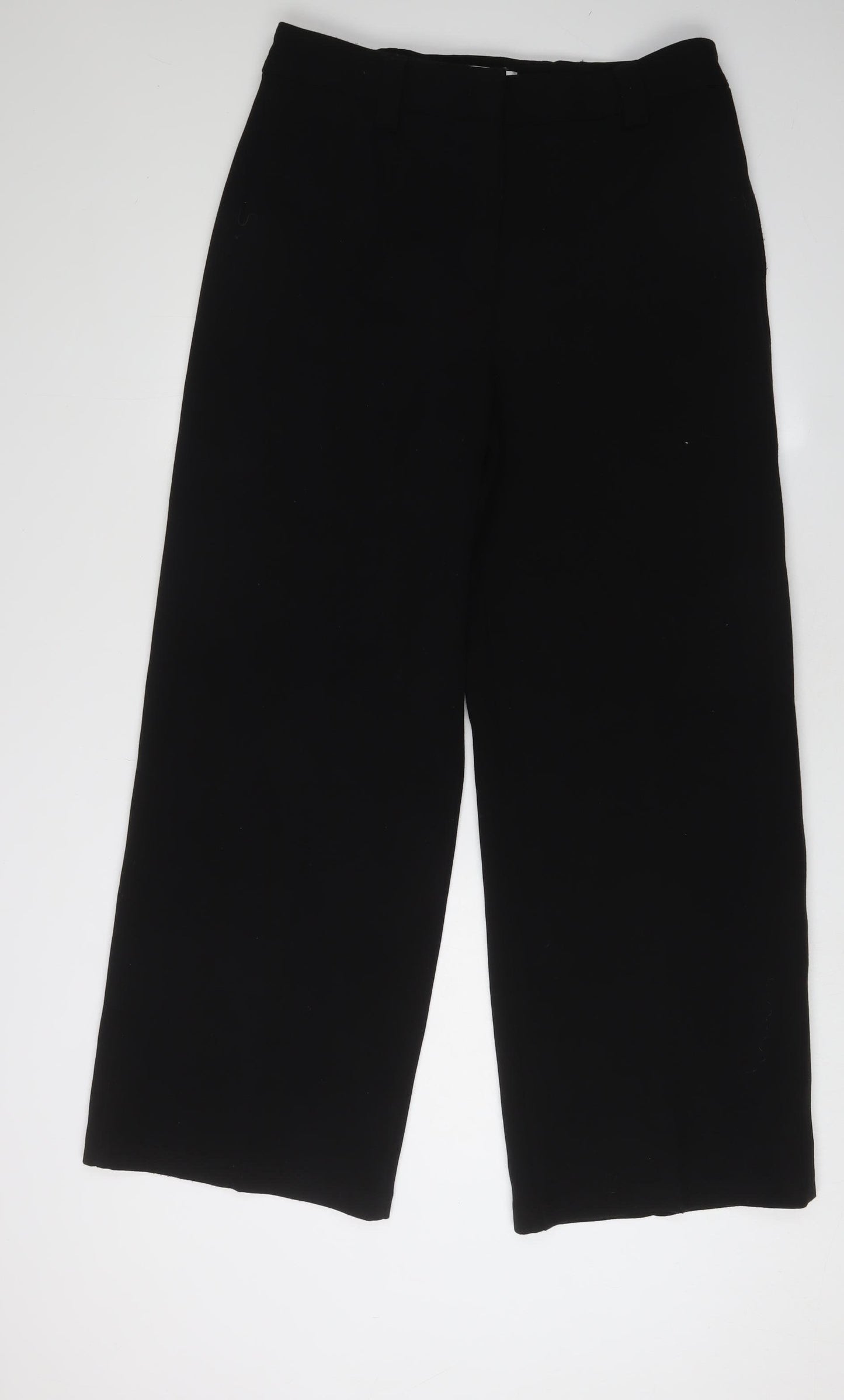Marks and Spencer Women's Black Wide-Leg Trousers