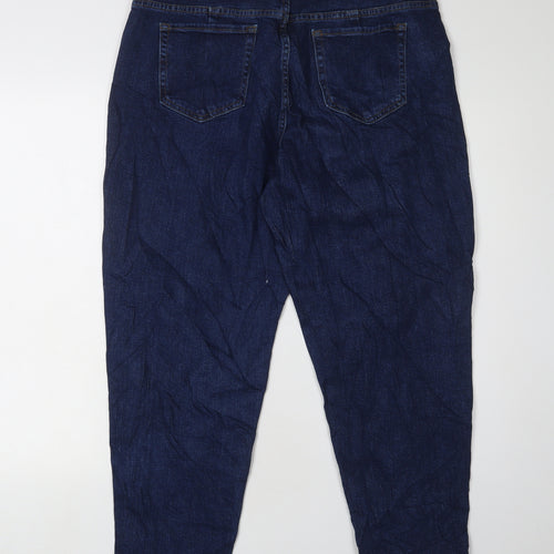 Marks and Spencer Women's Blue Mom Jeans Size 16