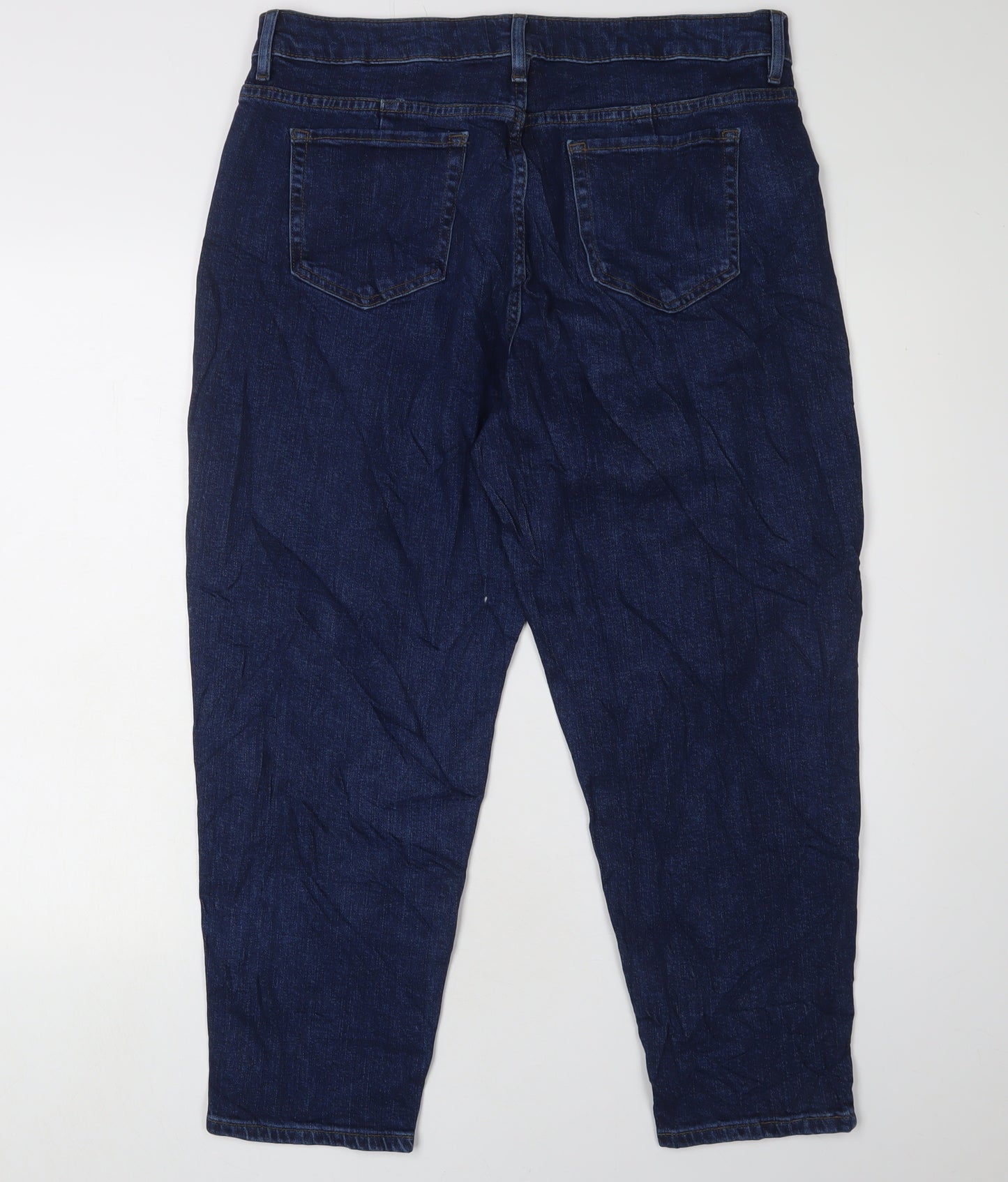 Marks and Spencer Women's Blue Mom Jeans Size 16