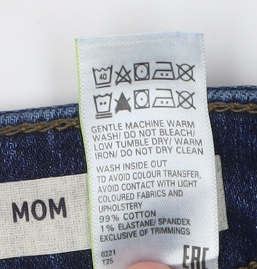 Marks and Spencer Women's Blue Mom Jeans Size 16