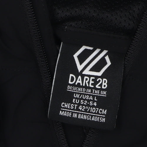 Dare 2B Men's Black Hooded Windbreaker Jacket L