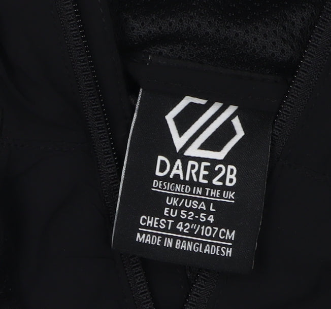 Dare 2B Men's Black Hooded Windbreaker Jacket L