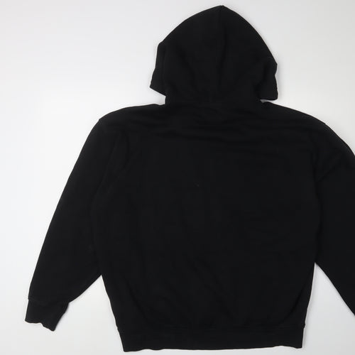 Weekday Men's Black Pullover Hoodie M with Pocket