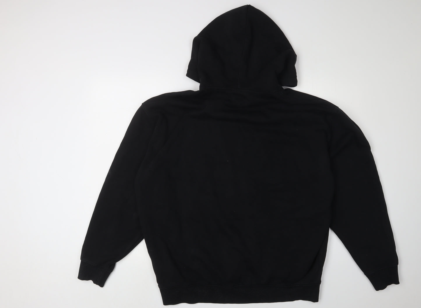 Weekday Men's Black Pullover Hoodie M with Pocket