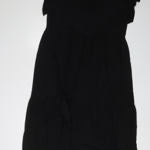 New Look Women's Black Cotton Dress Size 12