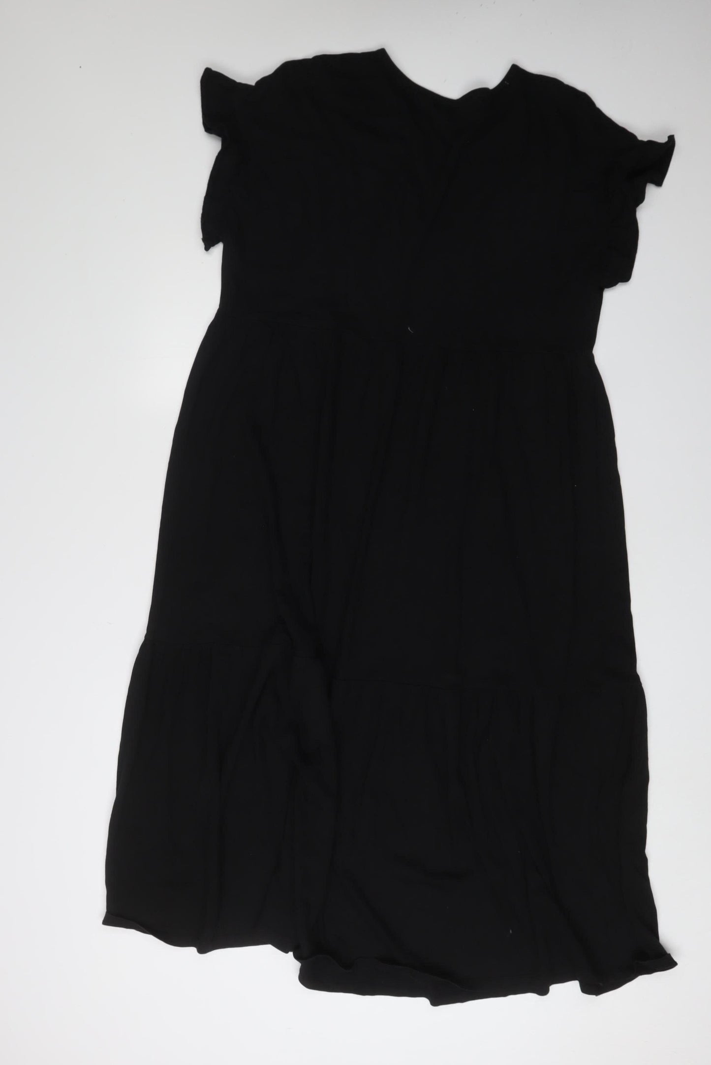 New Look Women's Black Cotton Dress Size 12