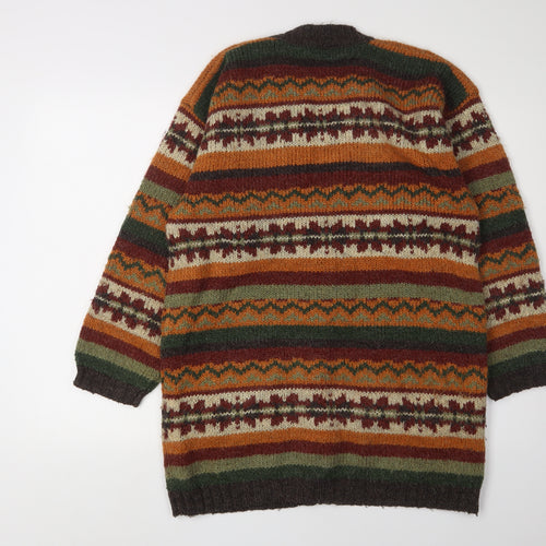 JFW Casuals Men's Multicoloured Fair Isle Cardigan M