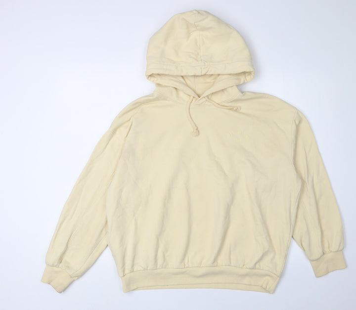H&M Beige Women's Pullover Hoodie, Size 12