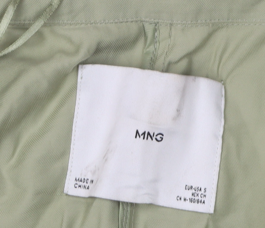 MNG Women's Green Trench Coat Size S