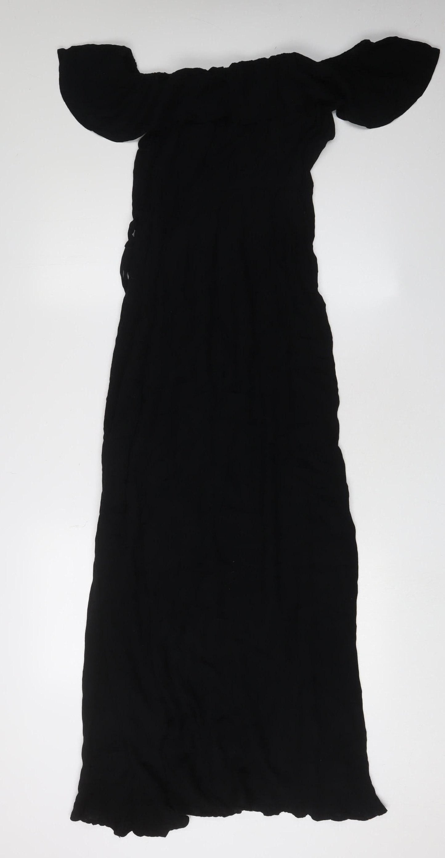 River Island Women's Black Off Shoulder Maxi Dress