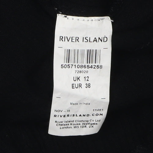 River Island Women's Black Off Shoulder Maxi Dress