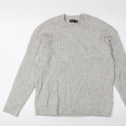 Marks and Spencer Women's Grey M Crew Neck Jumper