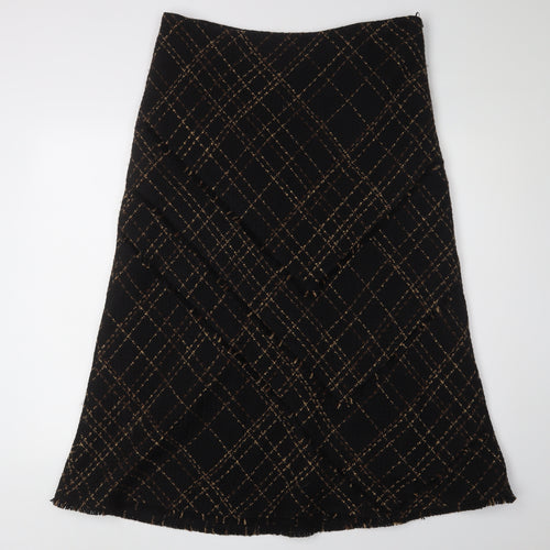 Marks and Spencer Women Black A-Line Skirt Size 18