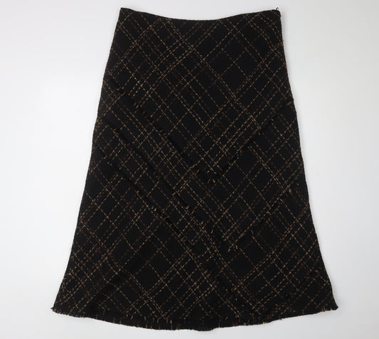 Marks and Spencer Women Black A-Line Skirt Size 18