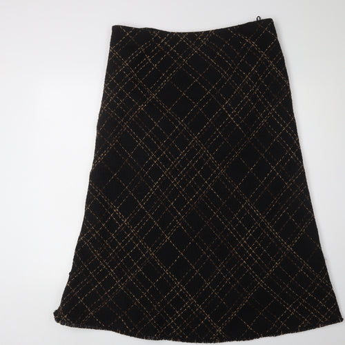 Marks and Spencer Women Black A-Line Skirt Size 18