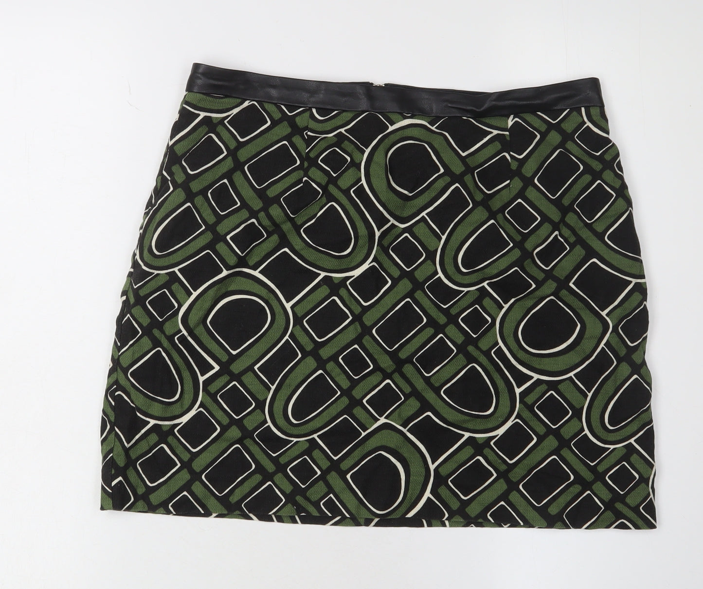 River Island Women's Geometric Skirt - Size 14